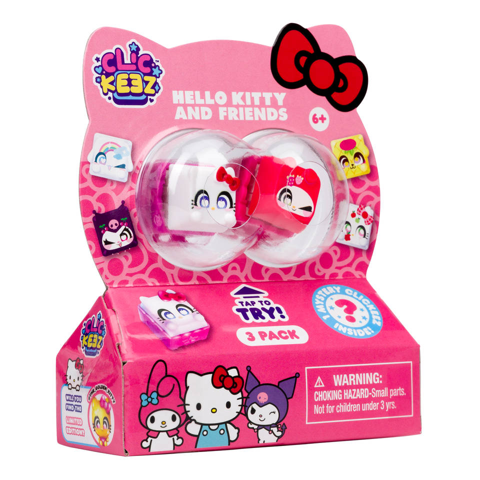 Clickeez Hello Kitty & Friends 3 Pack Main Image