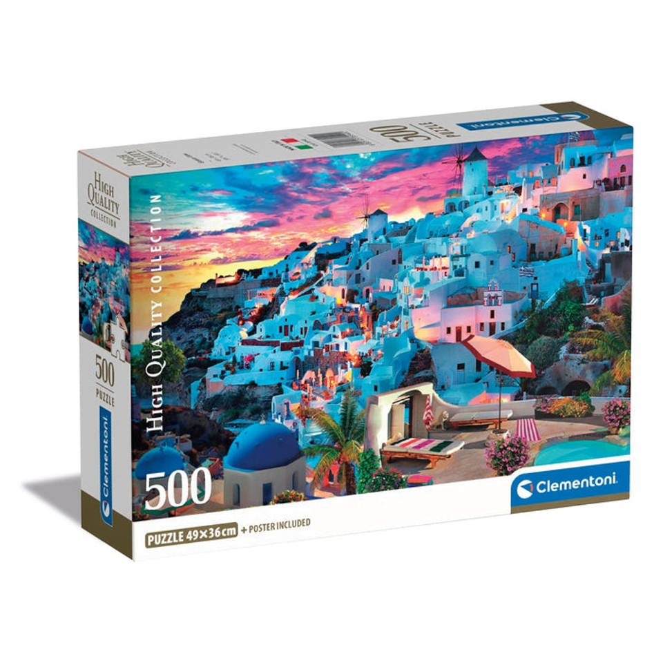 Clementoni puzzel uitzicht op Griekenland - 500 stukjes