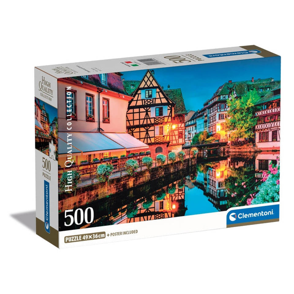 Clementoni puzzel oude binnenstad van Straatsburg - 500 stukjes