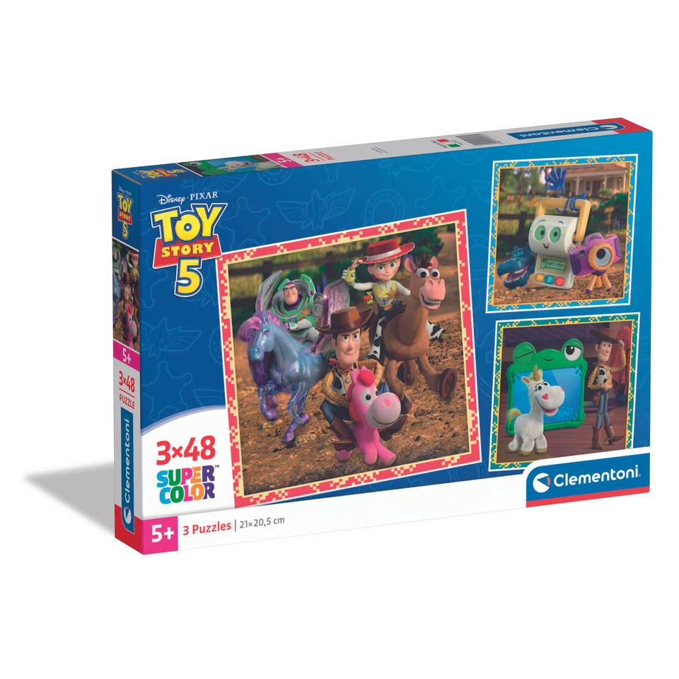 Clementoni Toy Story 5 puzzelset - 3 x 48 stukjes