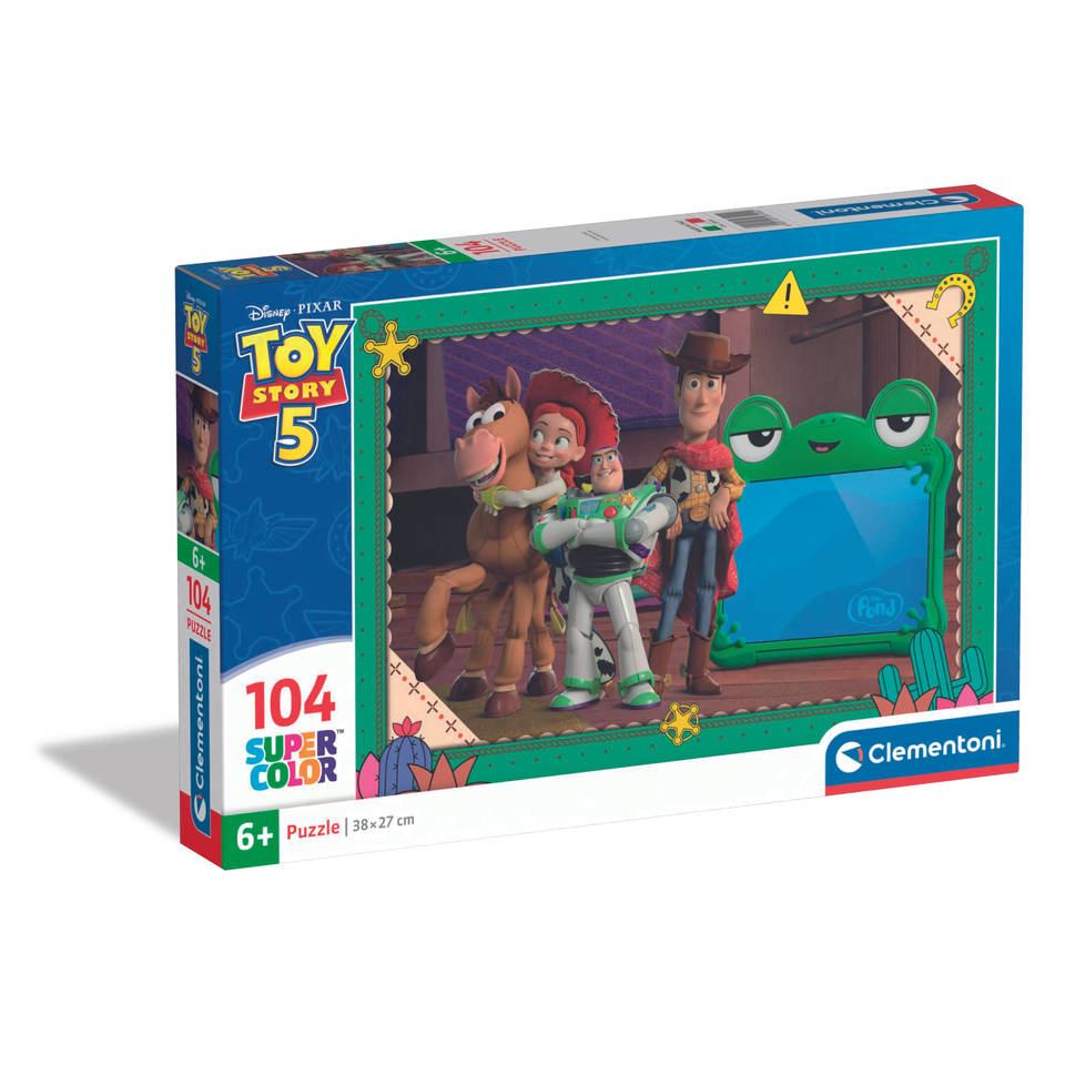 Clementoni Toy Story 5 Super Color puzzel - 104 stukjes