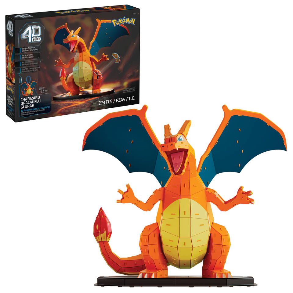 4D Build Pokémon Charizard 3D-modelset Main Image