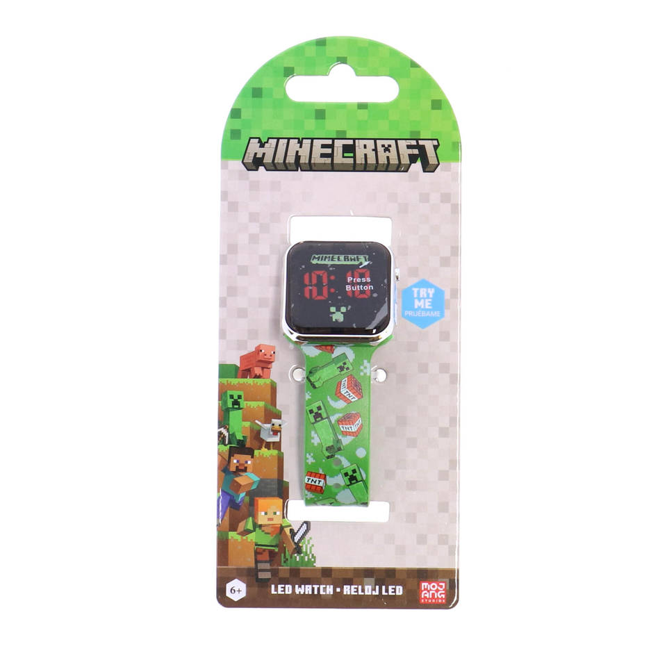 Minecraft LED horloge