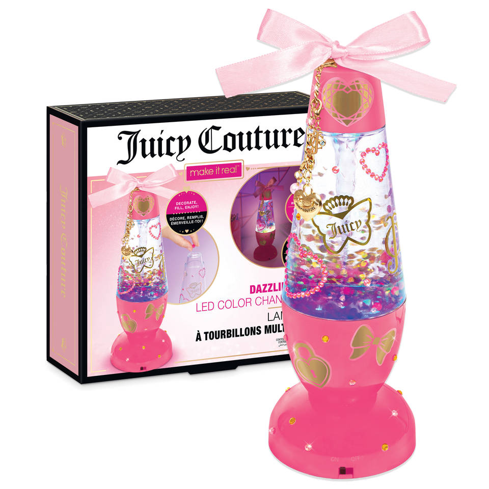 Make it Real Juicy Couture DIY glitterlamp Main Image
