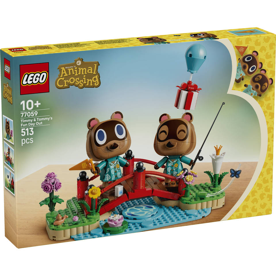 LEGO Animal Crossing dagje vrij met Timmy en Tommy 77059