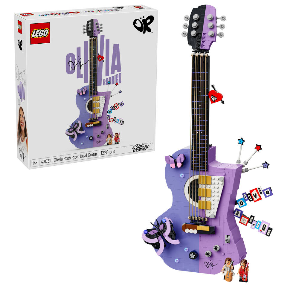 LEGO Editions Olivia Rodrigo's dubbele gitaar 43031
