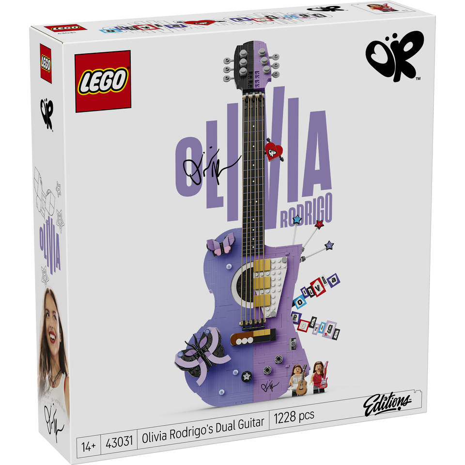 LEGO Editions Olivia Rodrigo's dubbele gitaar 43031