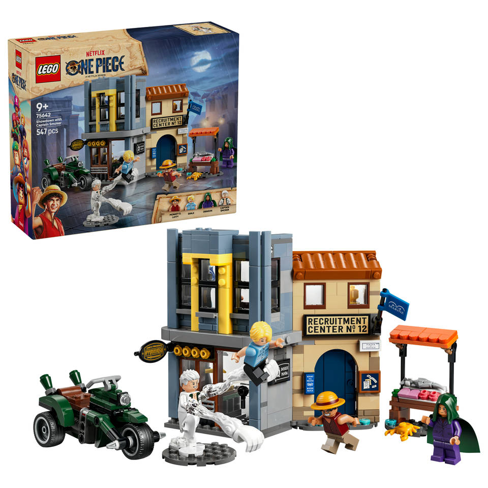 LEGO ONE PIECE confrontatie met kapitein Smoker 75642