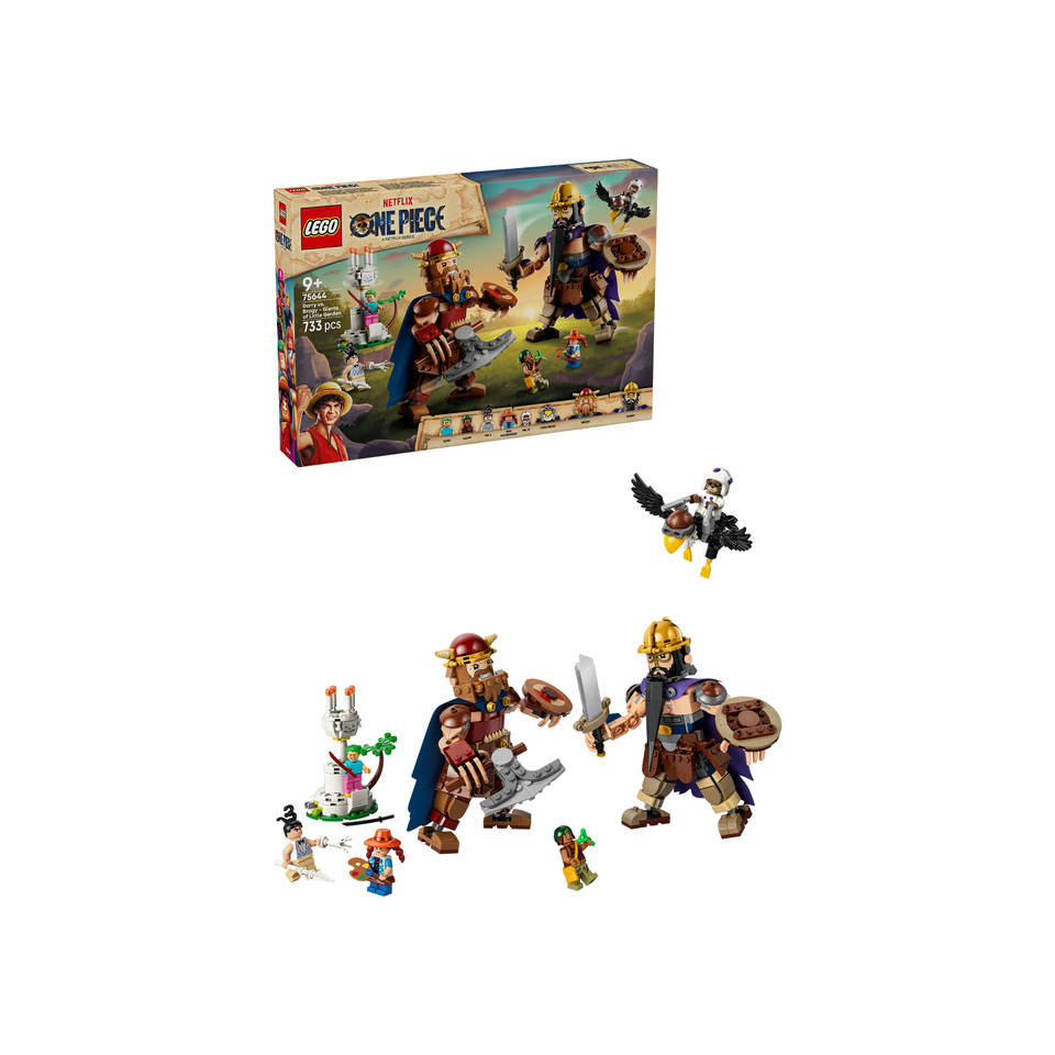LEGO ONE PIECE Dorry vs. Brogy Reuzen van Kleine Gaarde 75644