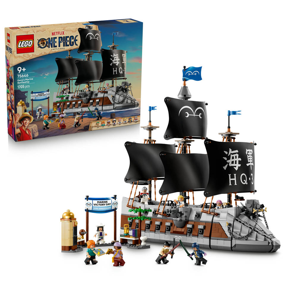 LEGO ONE PIECE Het slagschip van Garp 75646