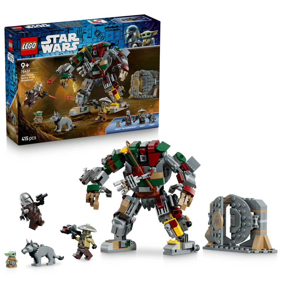 LEGO Star Wars Paleis van de Hutt Sentry Droid confrontatie 75451