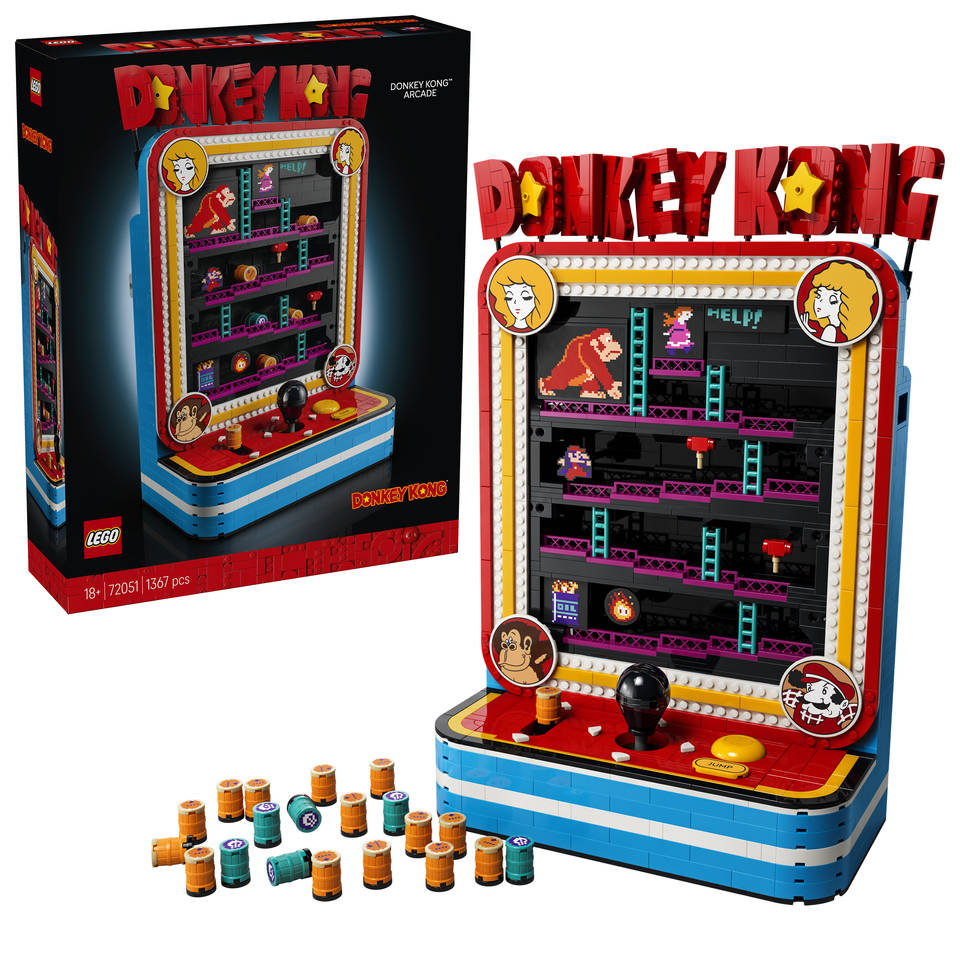 LEGO Super Mario Donkey Kong arcadekast 72051