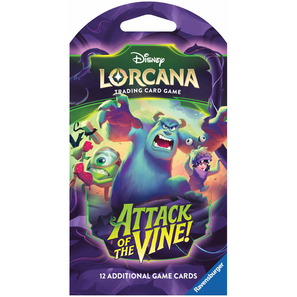 Disney Lorcana TCG Attack of the Vine sleeved booster Main Image