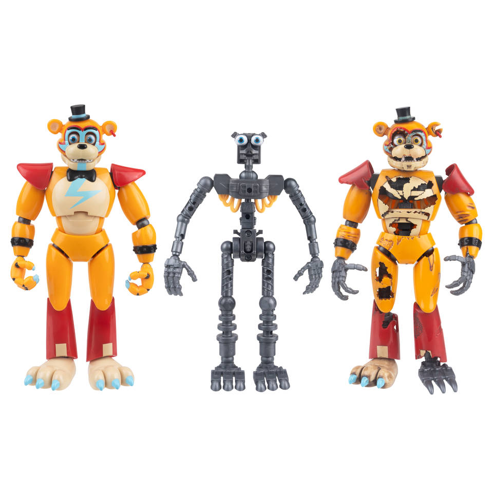 Five Nights at Freddy's Endo Series actiefiguur Glamrock Freddy & Shattered Glamrock Freddy Main Image
