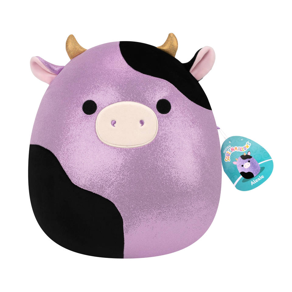 Squishmallows knuffel Alexie Glittered Purple - 30 cm Main Image