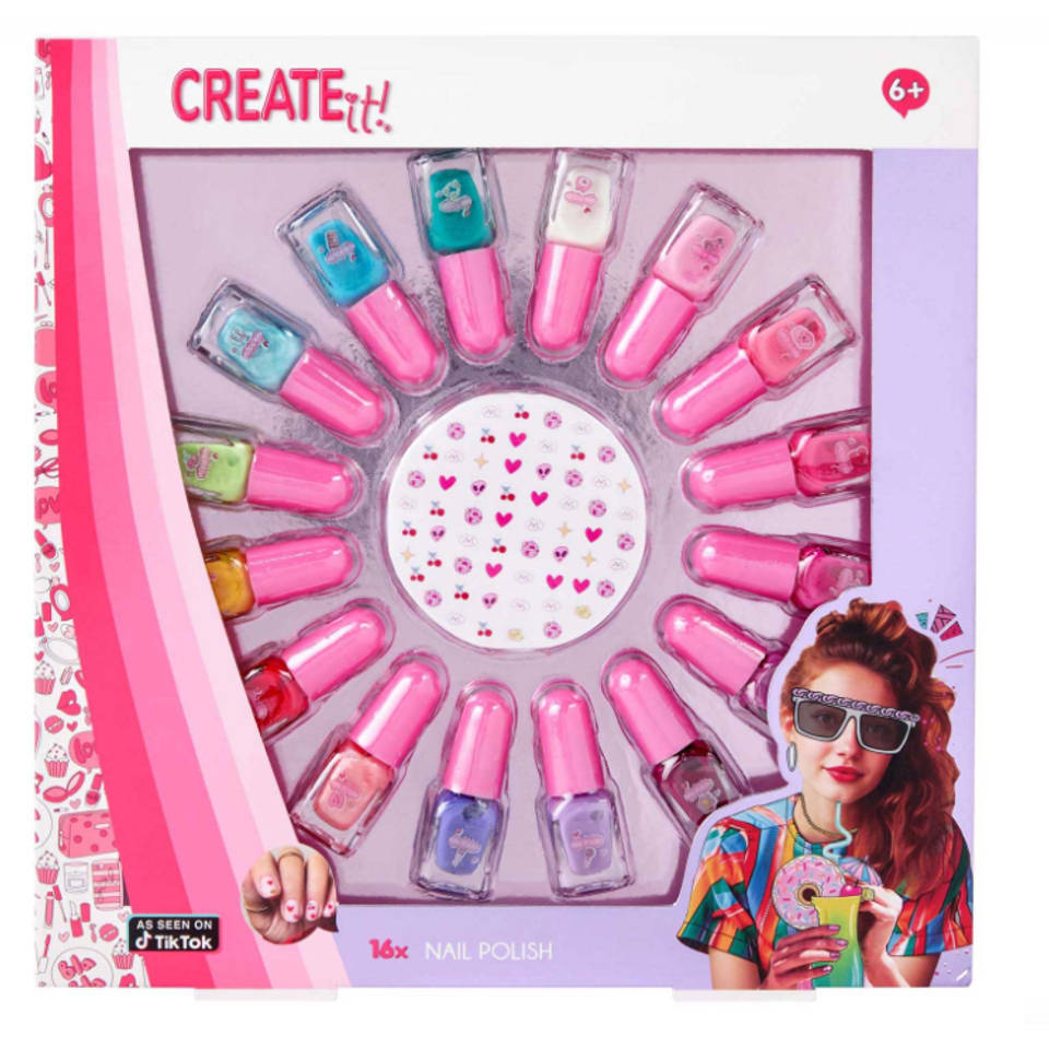 Create It! nagellak set + stickers 16-delig Main Image