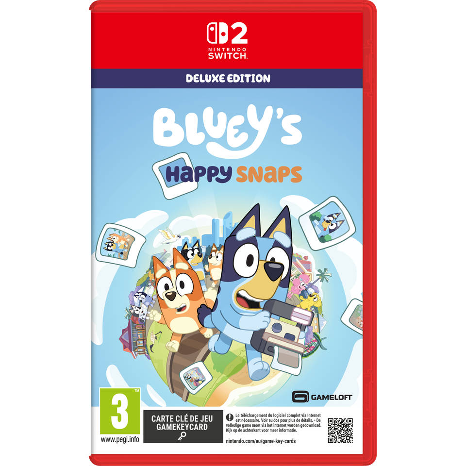 Bluey's Happy Snapps Deluxe Edition Nintendo Switch 2 Main Image