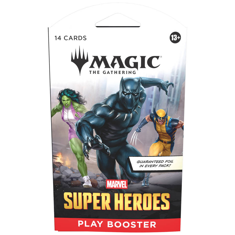 Magic: The Gathering Marvel Super Heroes Play Sleeved Booster