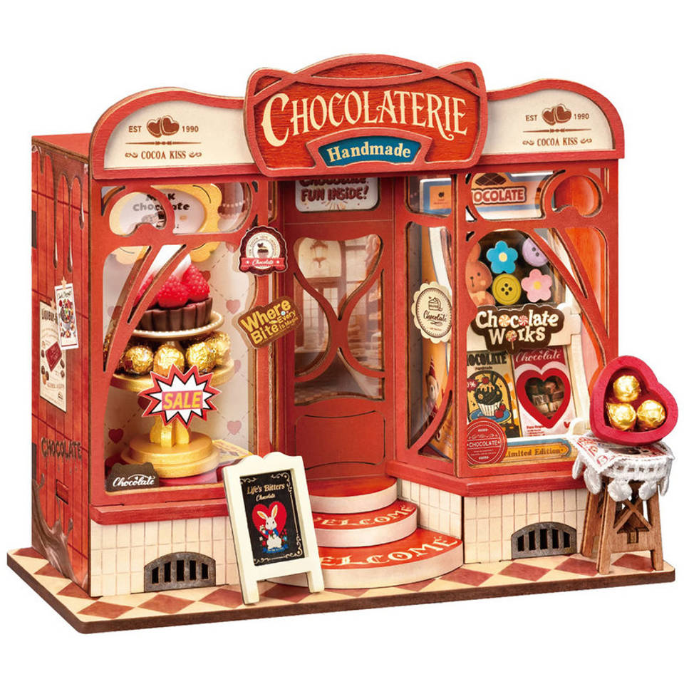 Robotime Rolife houten miniatuur chocolaterie