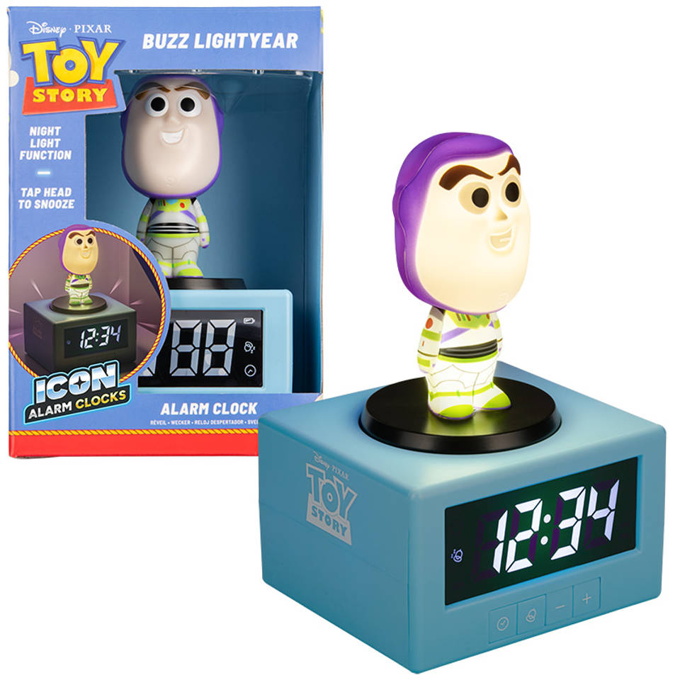 Disney Pixar Toy Story Buzz Lightyear Icon alarmklok Main Image