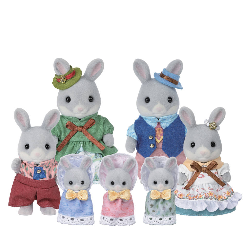Sylvanian Families familie grijs konijn 40-jarig jubileum set Main Image