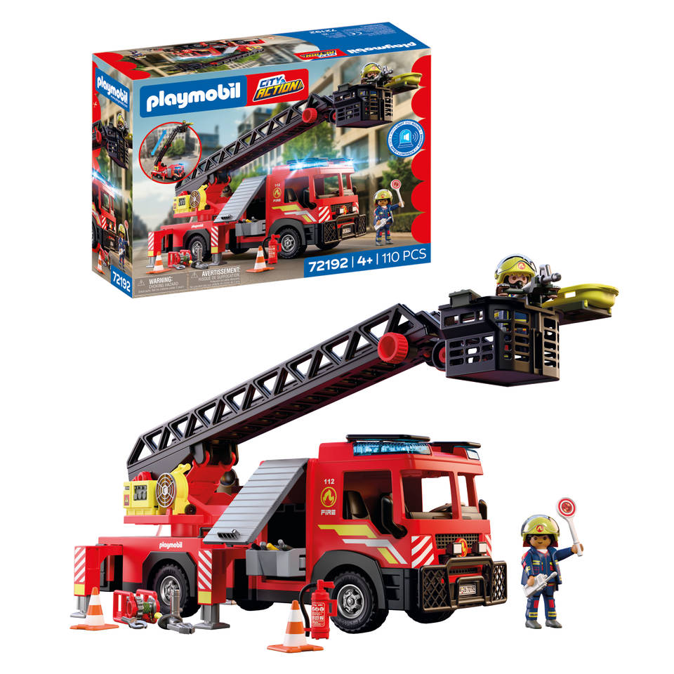 PLAYMOBIL City Action brandweerladderwagen 72192 Main Image