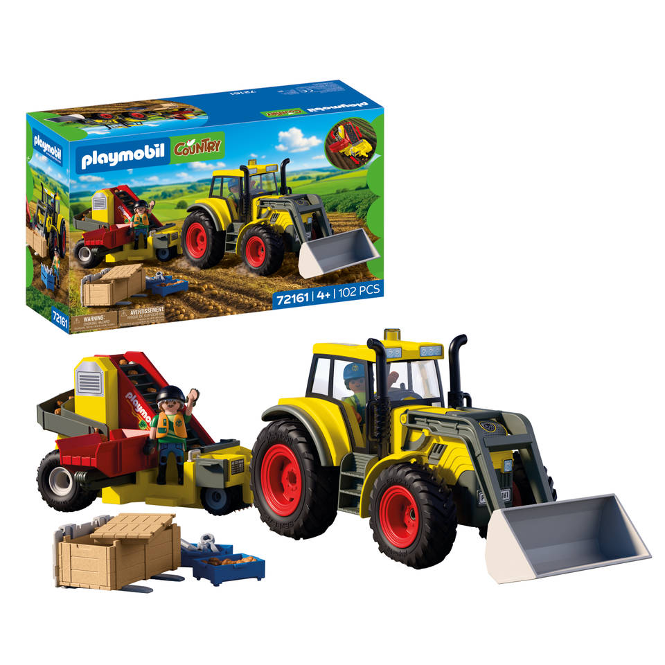 PLAYMOBIL Country grote tractor met aardappelrooier 72161 Main Image