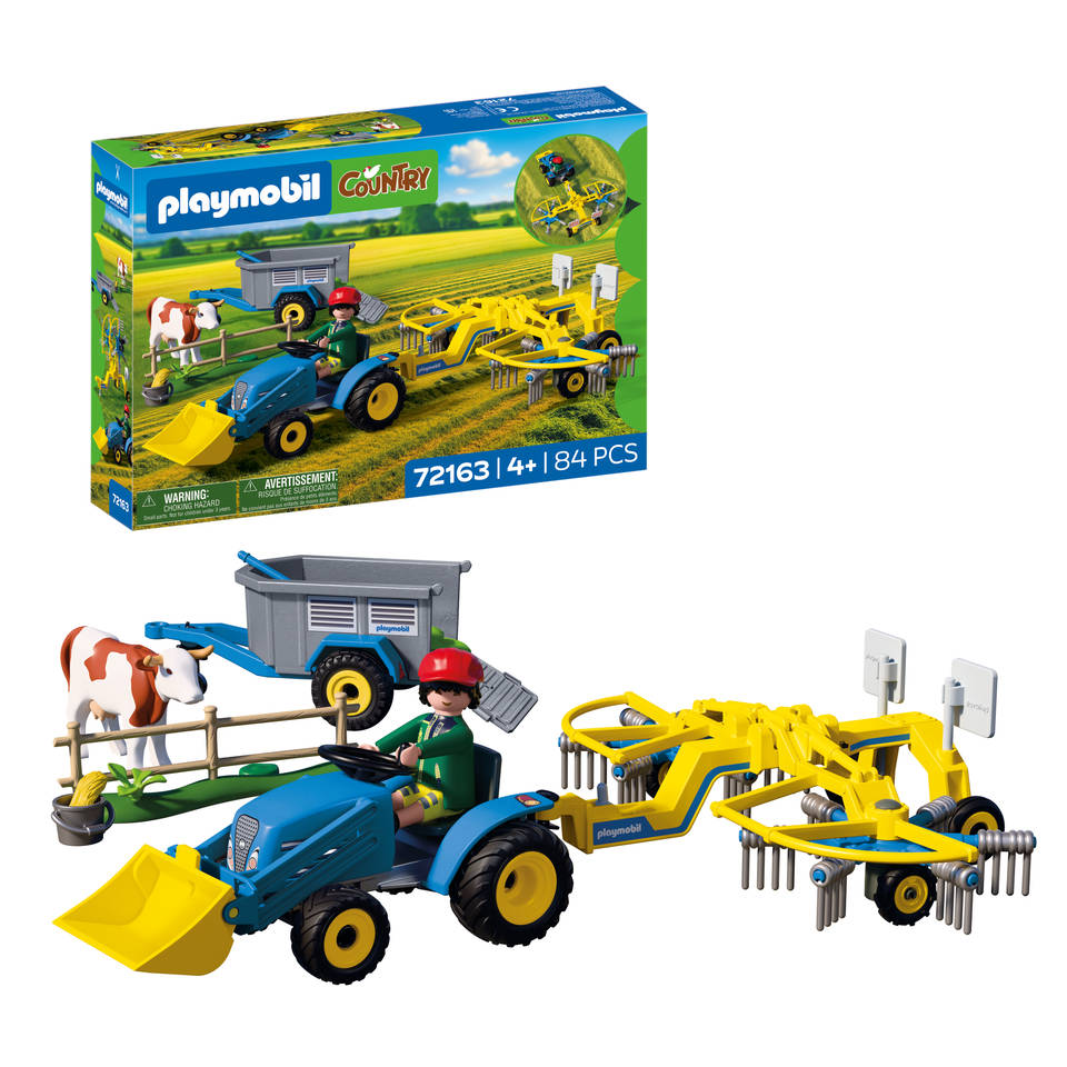 PLAYMOBIL Country kleine tractor met hooimaaier 72163 Main Image
