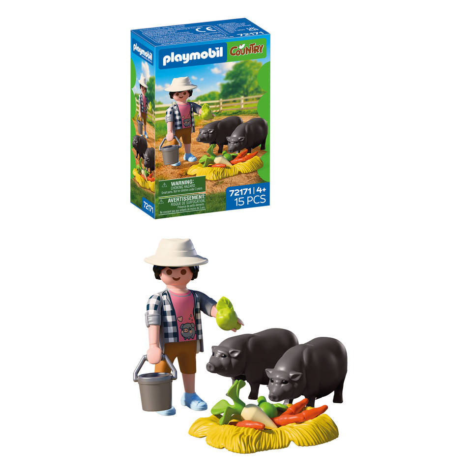 PLAYMOBIL boer met hangbuikzwijnen 72171 Main Image