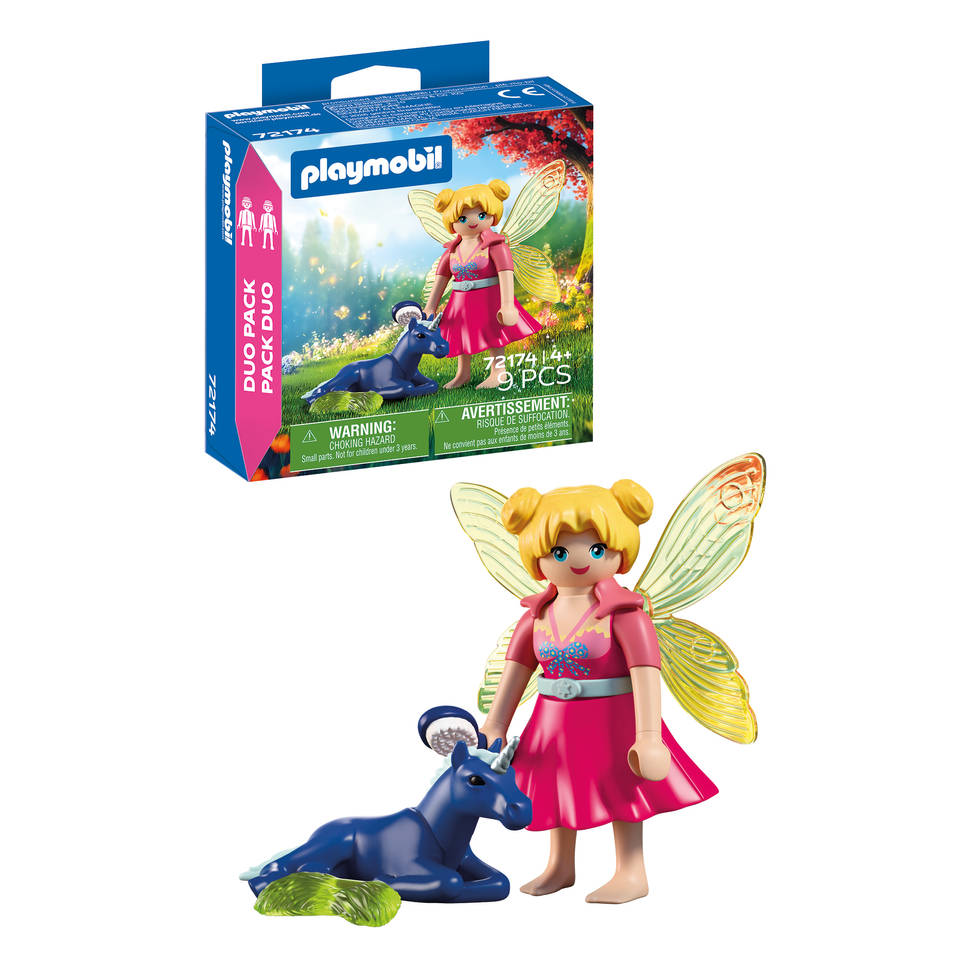 PLAYMOBIL DuoPack fee met eenhoornveulen 72174 Main Image