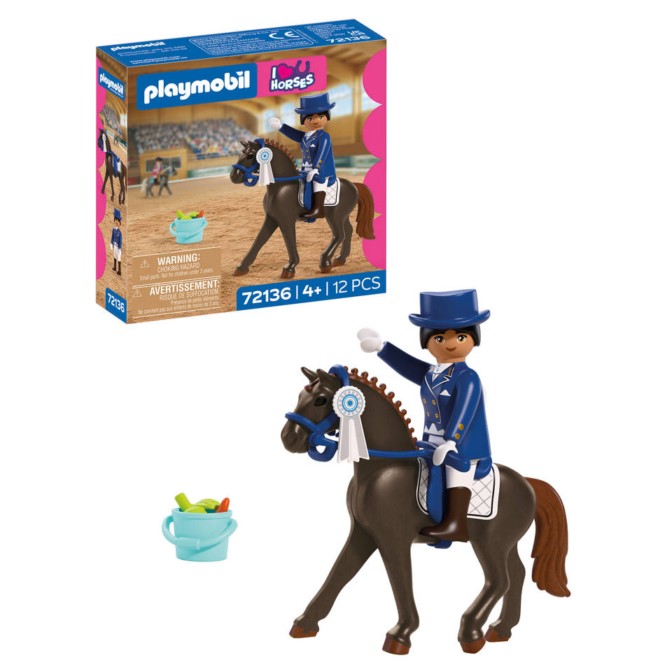 PLAYMOBIL Horses dressuurrijden 72136 Main Image