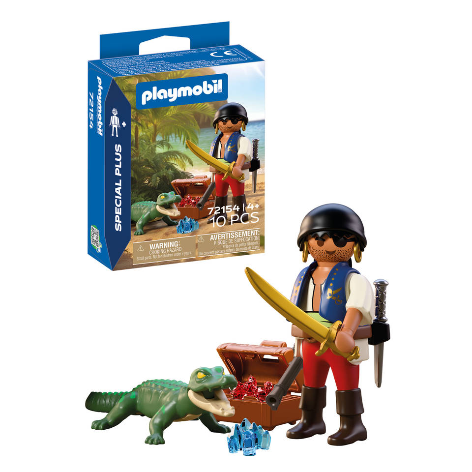 PLAYMOBIL SpecialPlus piraat vs. kaaiman 72154 Main Image