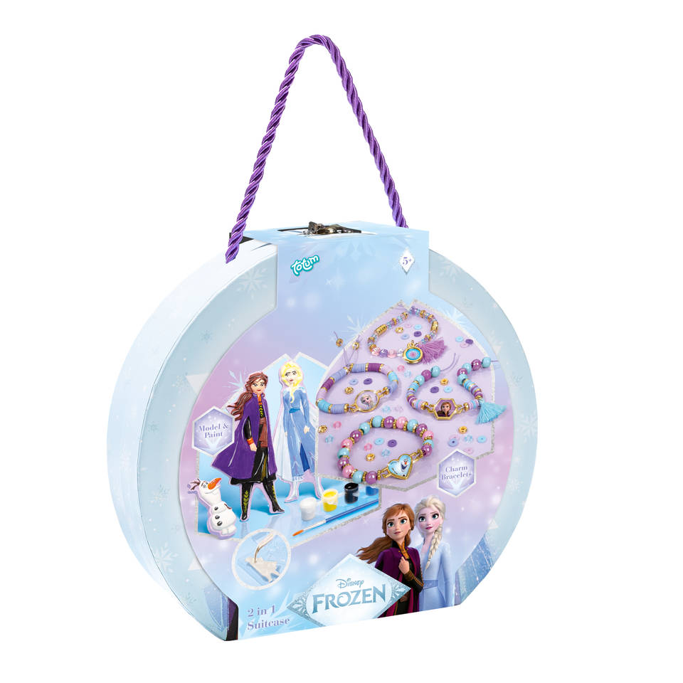Disney Frozen 2-in-1 knutselkoffer gipsgieten en armbandjes Main Image