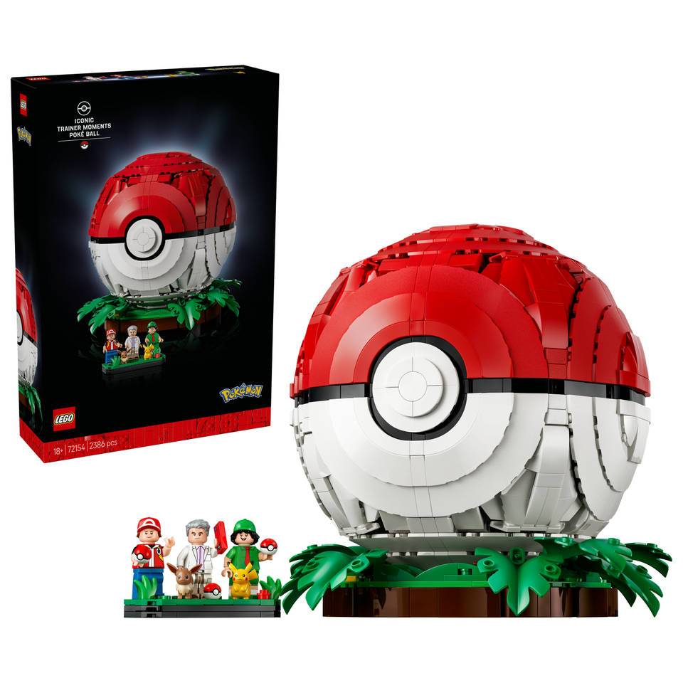 LEGO Pokémon Pokéball met trainer scènes 72154