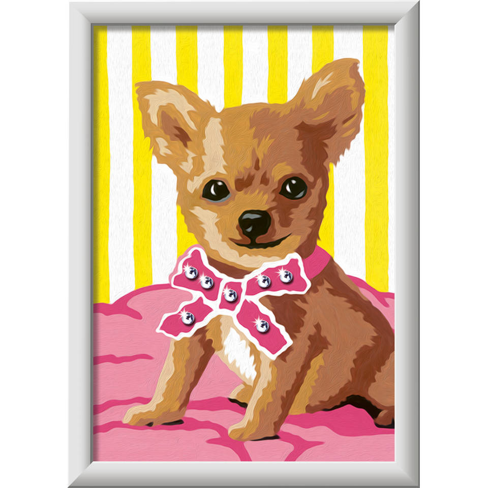 Ravensburger CreArt Schilderen op Nummer Chihuahua Main Image