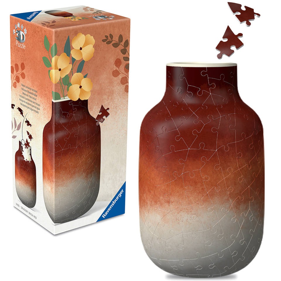 Ravensburger 3D-puzzel vaas gradient brick-red Main Image