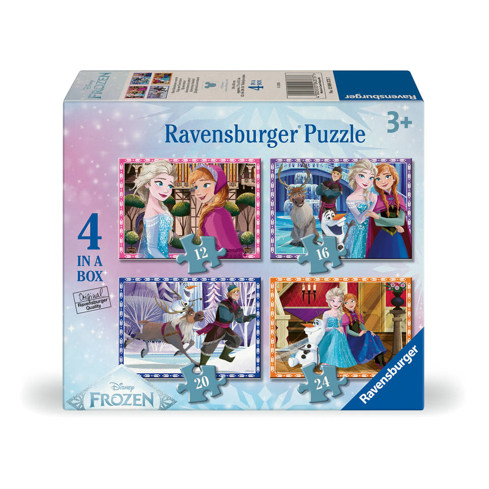 Ravensburger Disney Frozen 4-in-1 puzzelset - 12 + 16 + 20 + 24 stukjes Main Image