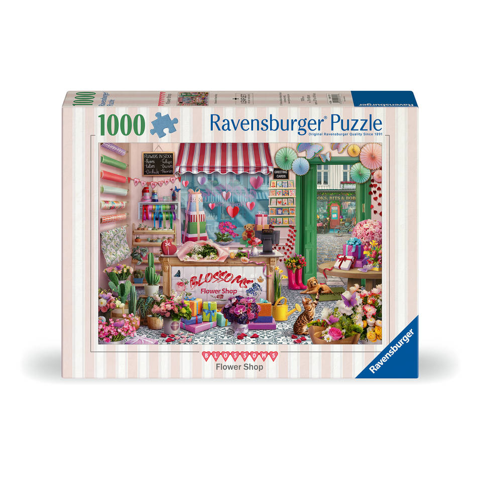 Ravensburger puzzel Blossoms Flower Shop - 1000 stukjes Main Image