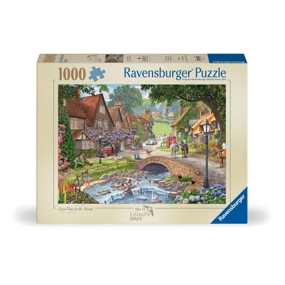 Ravensburger puzzel Lazy Days By The Stream - 1000 stukjes