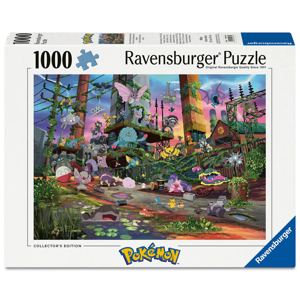 Ravensburger Pokémon puzzel Jolteon en de elektriciteitscentrale - 1000 stukjes Main Image
