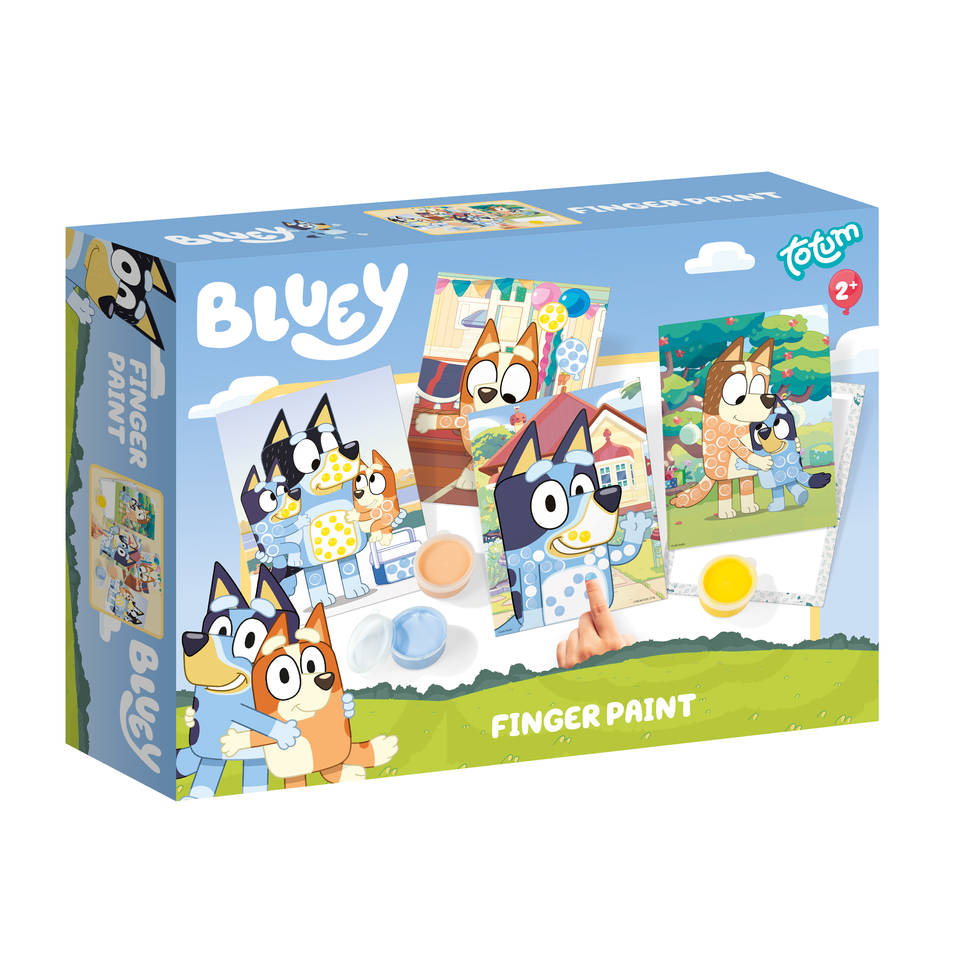 Bluey vingerverf set + verf en 5 kaarten Main Image