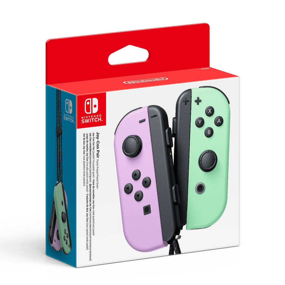 Nintendo Switch Joy-Con controllers set van 2 - paars + groen V2