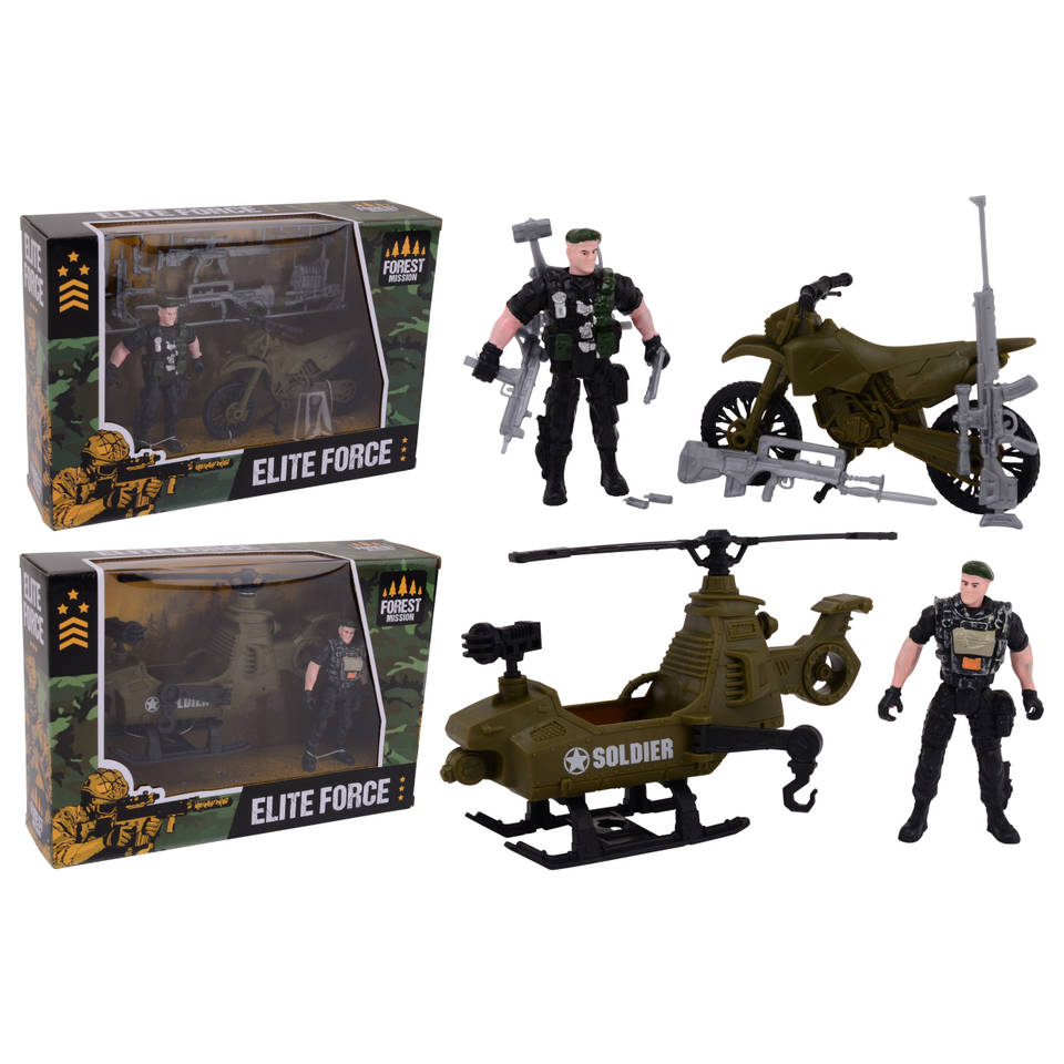 Combat Force helikopter en motor speelset Main Image