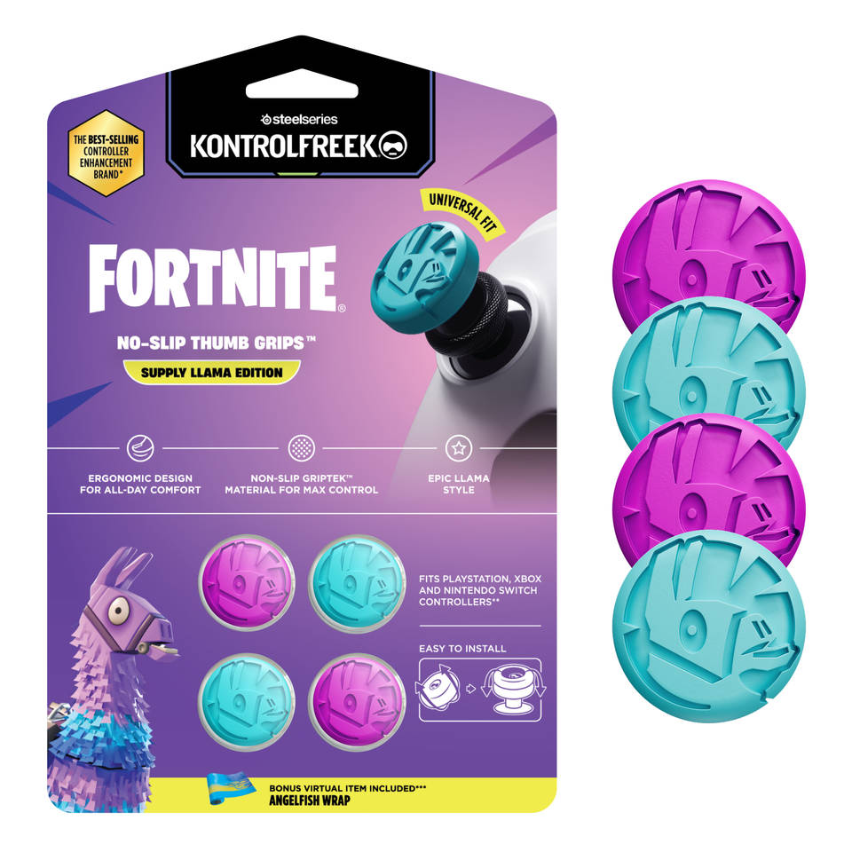 SteelSeries KontrolFreek Fortnite Loot Llama thumbgrips Main Image