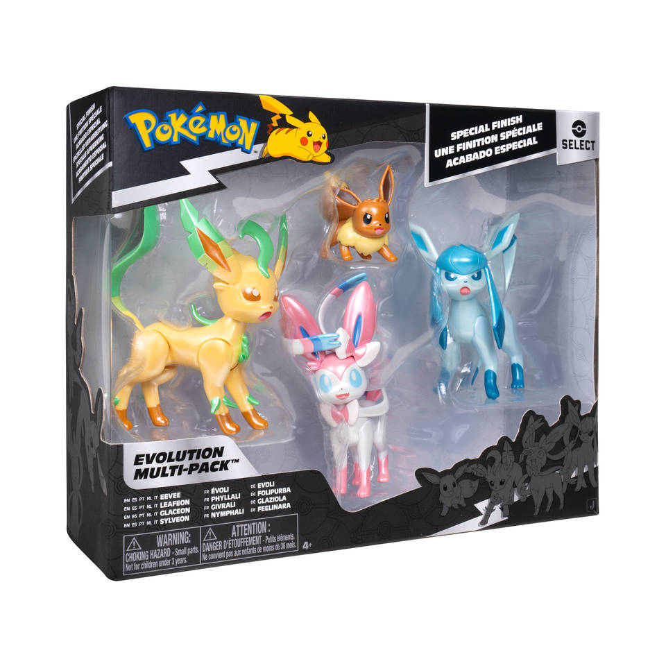 Pokémon Select Evolution Multipack Eevee Leafeon Glaceon Sylveon Main Image