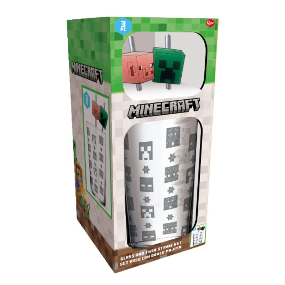 Minecraft glas met rietjes Main Image