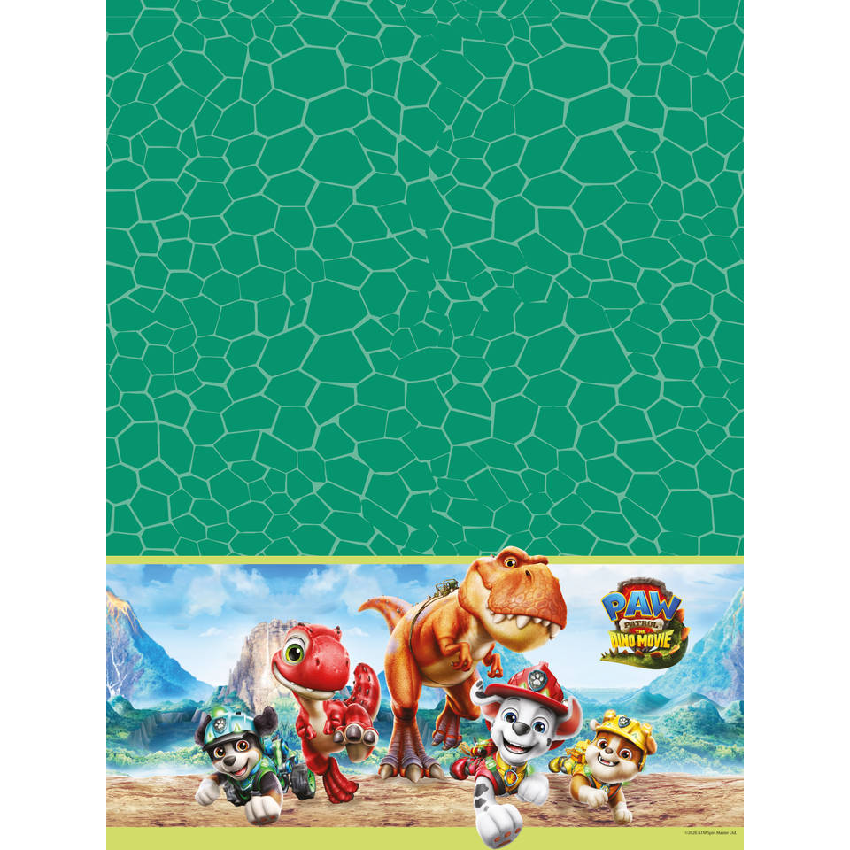 PAW Patrol Dino Movie plastic tafelkleed - 120 x 180 cm Main Image