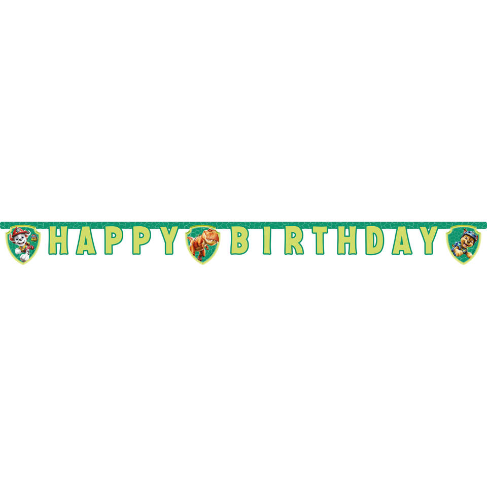 PAW Patrol Dino Movie Happy Birthday slinger Main Image