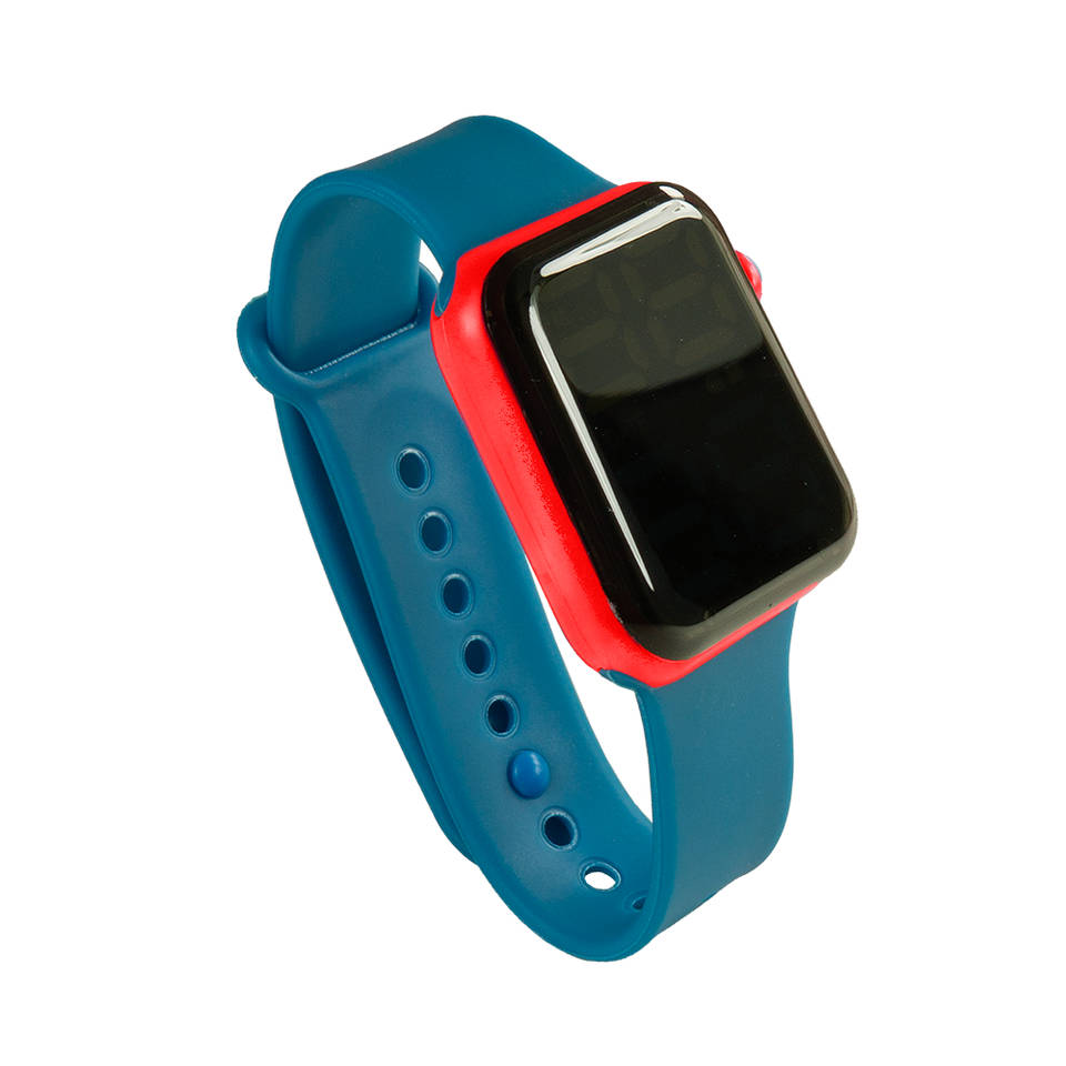 Jollity Works LED kinderhorloge - blauw/rood Main Image