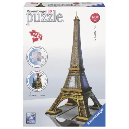 Haarzelf Ziektecijfers Doe voorzichtig Ravensburger 3D-puzzel Eiffeltoren - 216 stukjes